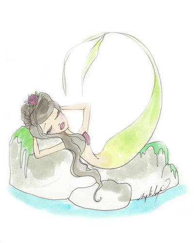 mermaid Lagoon 5 Print - Entry