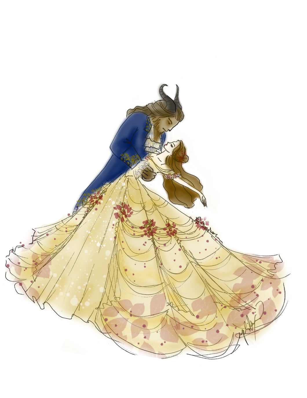 Beauty and the Beast Print Entry